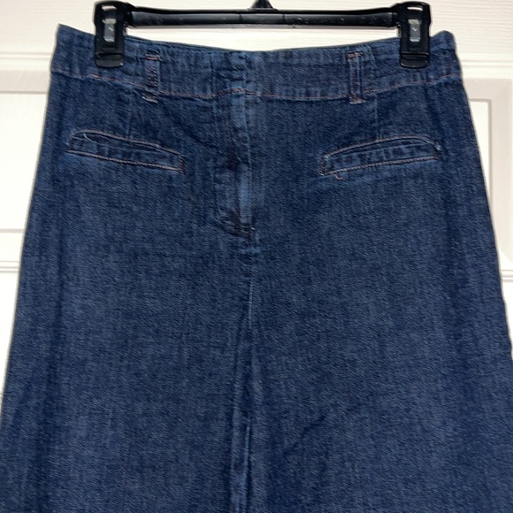 Anthropology high-rise super wide leg jeans - Picture 2 of 4